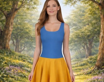 Roo Inspired Skater Dress – Bouncy Kangaroo Disneybound Outfit – Hundred Acre Wood Style