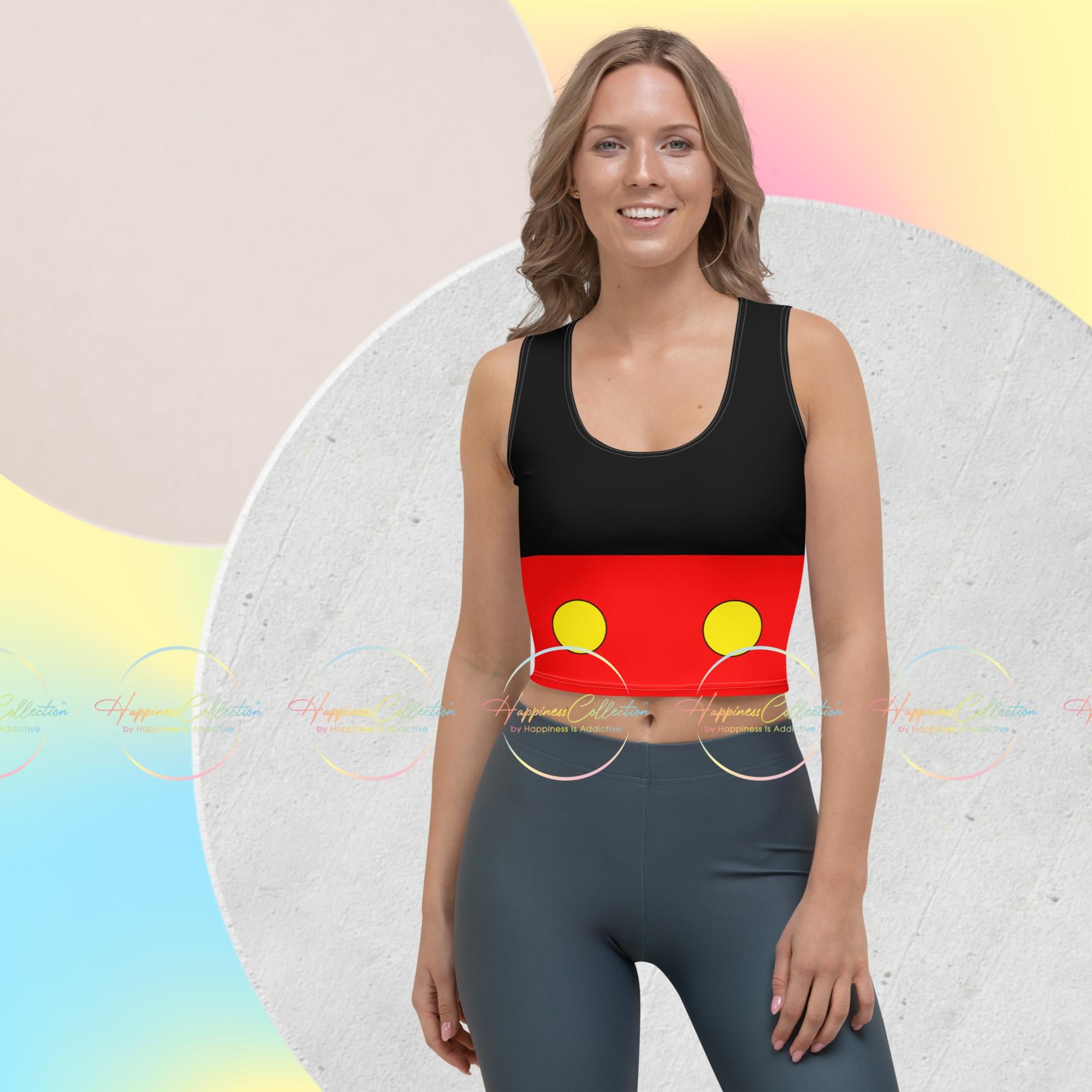 Discover Runaway Railroad Crop Tank Top Women