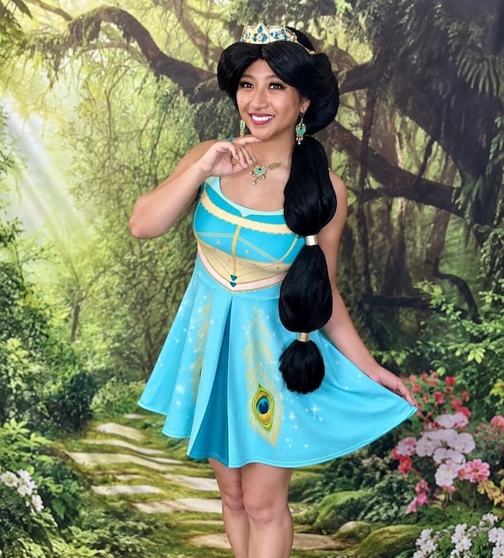Jasmine Inspired Arabian Princess Skater Dress – Disneybound Costume