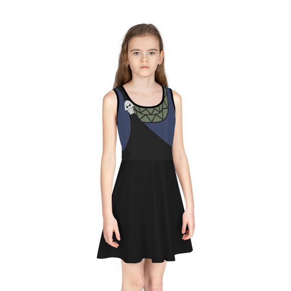 hades skater dress Hades Children's Sleeveless Skater Dress: Infernal Elegance – Mythical  Villain Costume