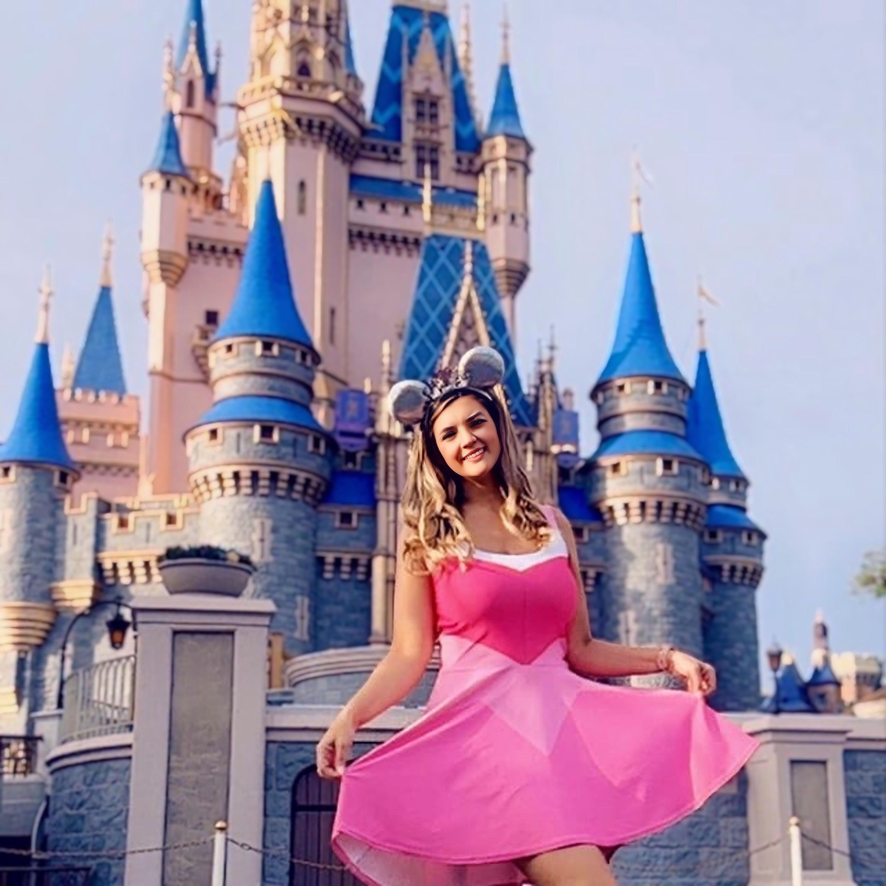 Sleeping Beauty Skater Dress: Dream in Pink Princess Disneybound Costume