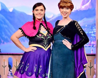 Ice Princess Anna Skater Dress: Winter Costume, Disneybound Outfit