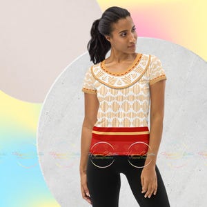 Camiseta deportiva mujer all over