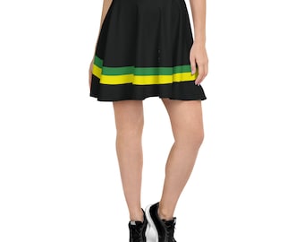 Jamaican Bobsled Skater Skirt – Striped Disneybound Costume