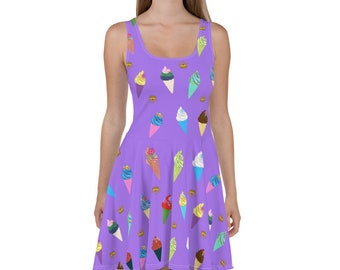 Enchanted Confection: 'Princess Ice Cream Dream' Skater Dress