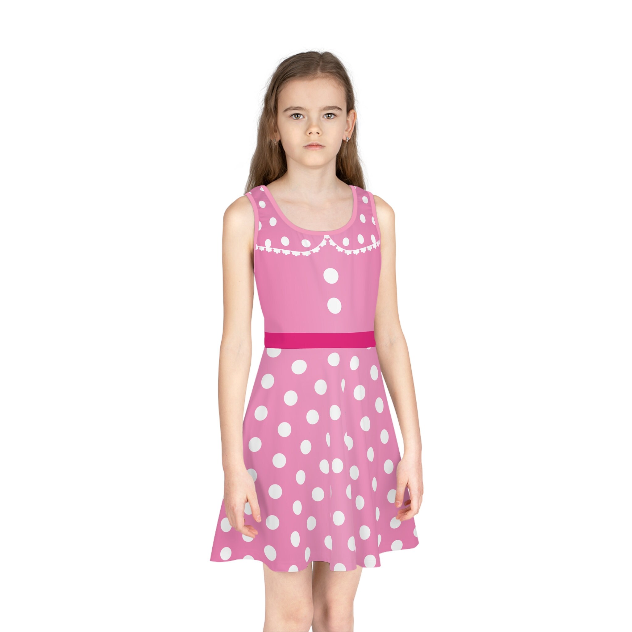 disney minnie mouse polka dot skater dress Minnie Mouse Inspired Skater Dress - Red Polka Dot Disneybound Costume (XS