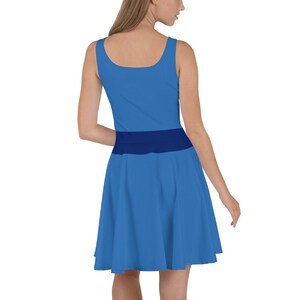 Space Alien Skater Dress: Futuristic Cosmic Fashion Disneybound Sci-Fi Costume image 10
