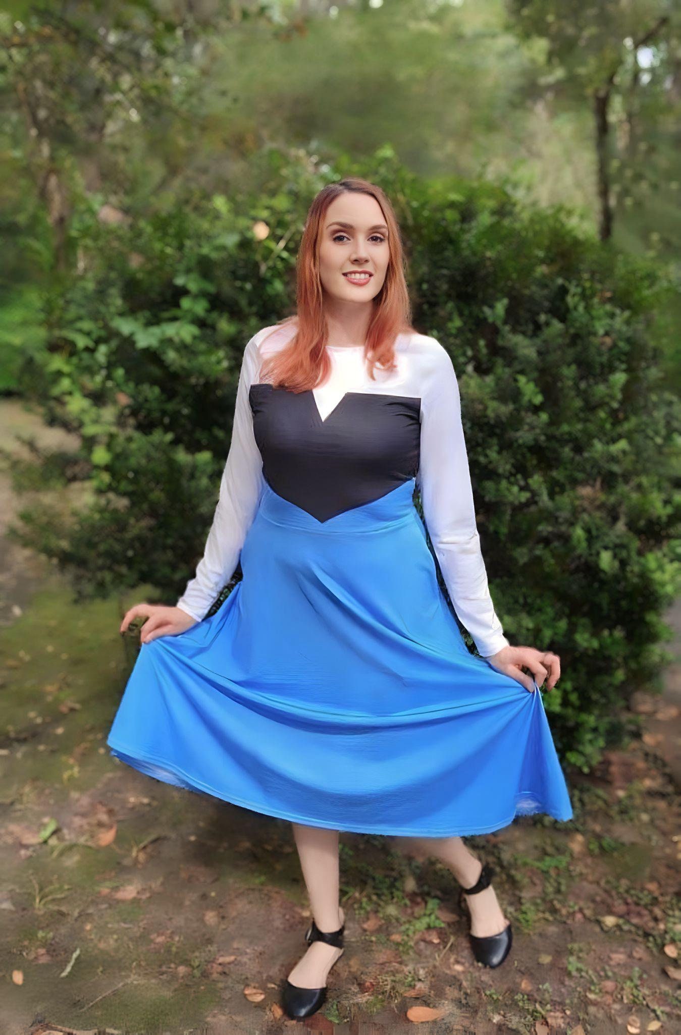 ariel disneybound blue dress The Little Mermaid Ariel Blue Dress Costume for Women | Adult | Womens | M | Blue