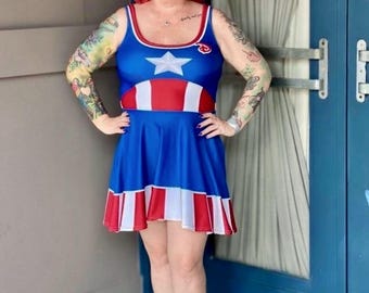 captain america skater dress Her Universe Torrid Marvel Captain America