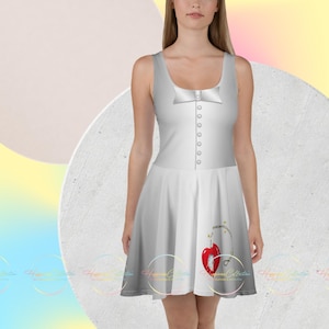 Elegant Tribute: &#39;Man Made of Tin&#39; Skater Dress