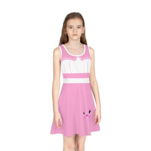 Adorable Marie – Girls&#39; Sleeveless Sundress | Pink Bow Dress, Birthday Outfit, Spring & Summer Style, Toddler Fashion