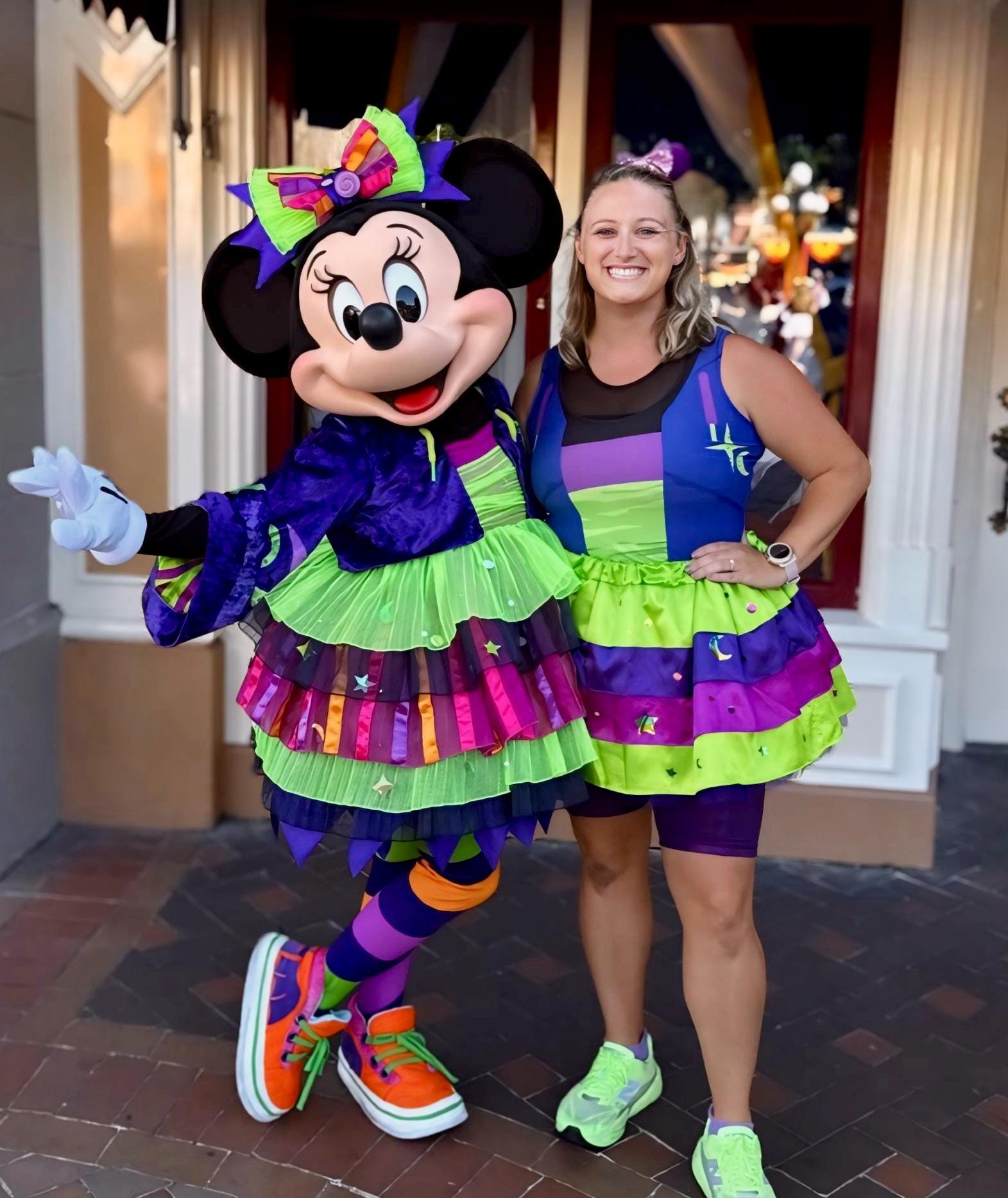 Minnie Mouse Purple & Green Crop Top – Disneybound Halloween