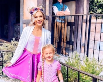 Tower Twirl Skater Dress – Inspired by Long-Haired Princess | Disneybound Costume | Cruise, runDisney, Comic Con, Halloween