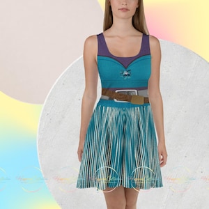 Uma-Inspired Pirate Skater Dress – Chic & Stylish | Casual, Cruise, Comic Con, runDisney Ready