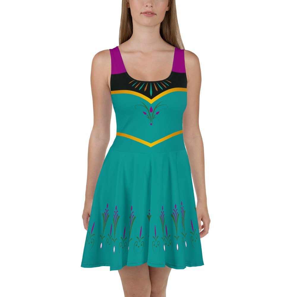 Discover Ice Princess Coronation Elsa Sleeveless Skater Dress - Embrace Elegance and Enchantment
