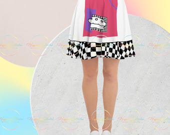 Chef Daisy Women's Athletic Skater Skirt – Playful, Sporty, and Chic!