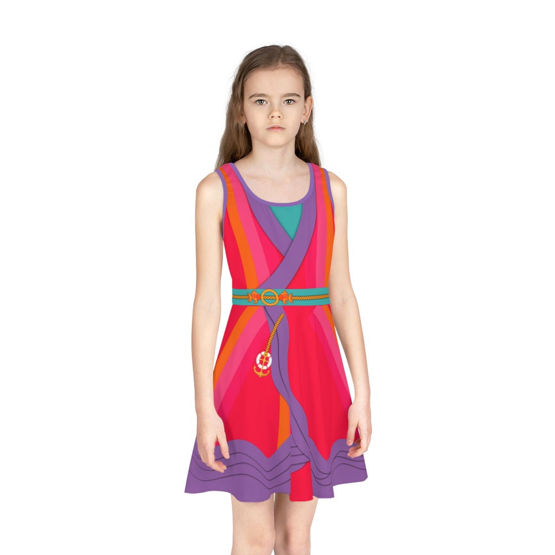 Daisybound Cruise Castaway – Girls Skater Dress for Nautical Parks ...
