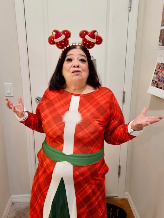 Celebrate in Style with 'The Very Merry Christmas' Long Sleeve Midi Dress