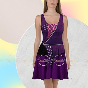 The Mal - Sleeveless Skater Dress - Embrace Your Inner Villain