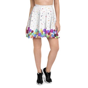 Limited Edition - Magical Celebration Confetti - Skater Skirt