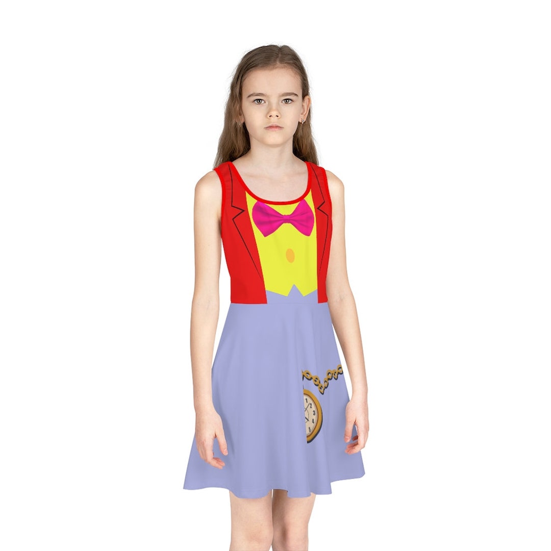 The White Rabbit - Girls' Skater Dress - Etsy