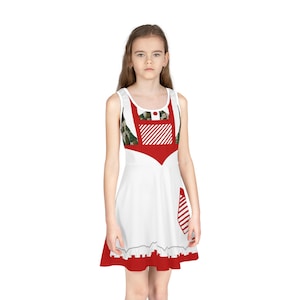 Yuletide Twirl: Very Merry Christmas Cast Girl's Skater Dress