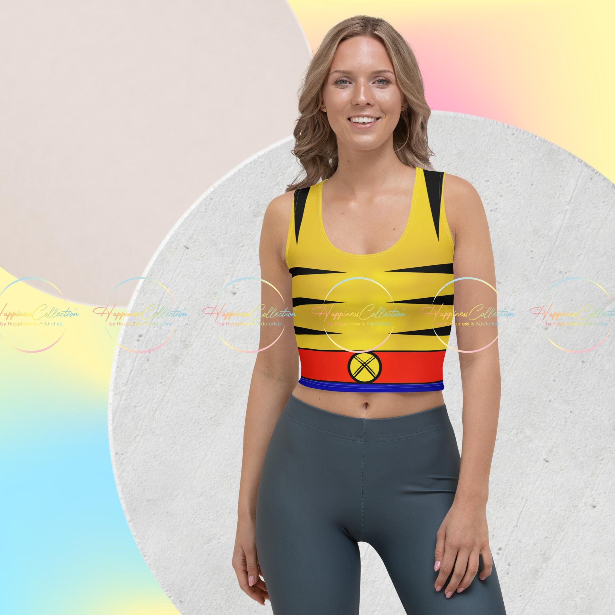 The Logan Superhero: Women's Fierce Athletic Crop Top