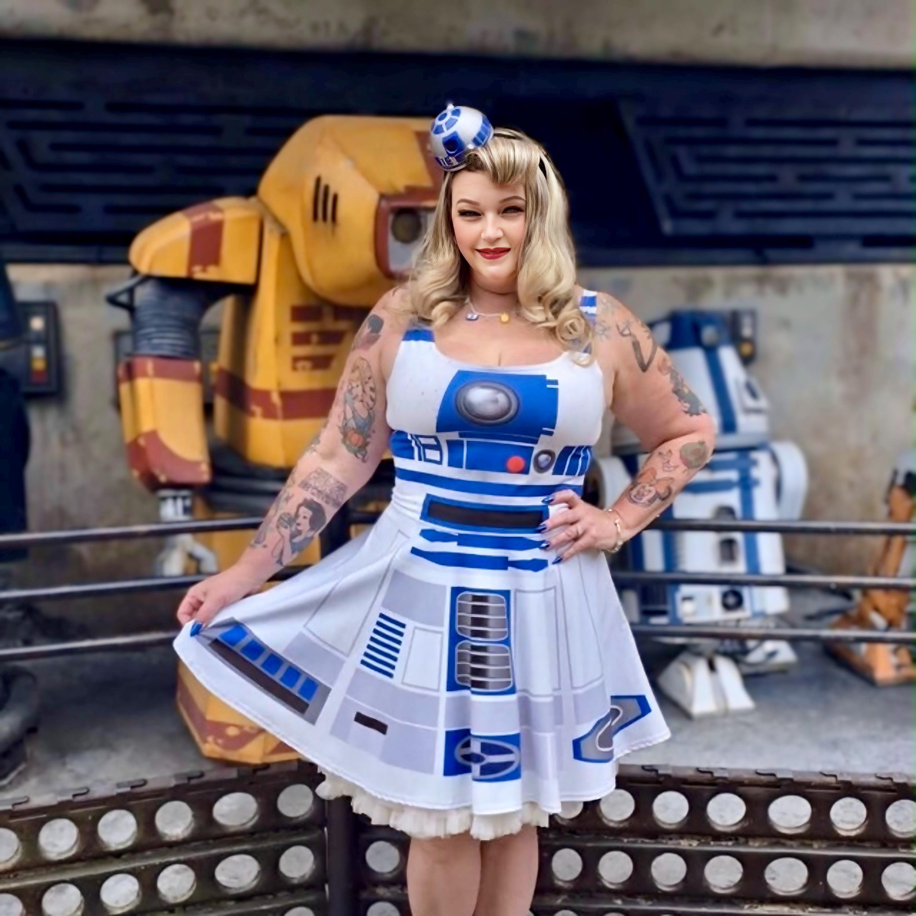 Droid Skater Dress: Sci-fi Cosplay, Disneybounding Style