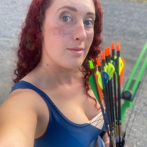 Brave Merida Bow and Arrow Princess: Women&#39;s Adventurous Athletic Sleeveless Skater Dress
