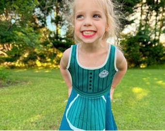 Ghost Host Girls Skater Dress – Spooky Disneybound Halloween Costume