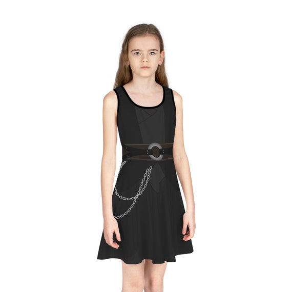 children's skater dress IROINNID Children's A-Line Dress Kids Girls' Long Sleeve Stretchy Solid  Color Skater Dress A Line Dresses for Spring Summer Elegant Outfits 4-14  Years