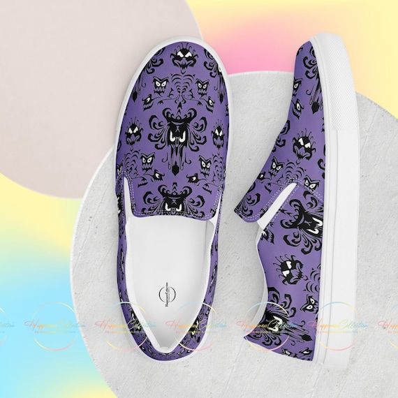 Mortally Foolish Slip-On Shoes – Villain Inspired Casual Footwear, Halloween & Theme Park Style