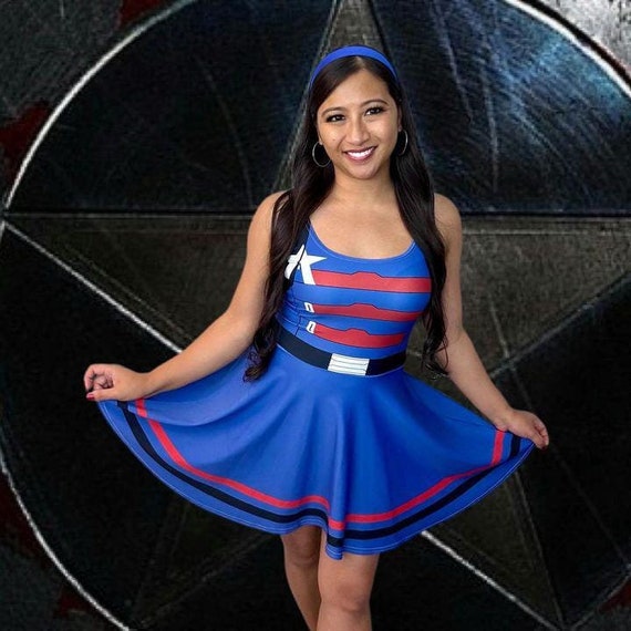 superhero skater dress Kung Fu Superhero Skater Dress: Women's Sleeveless Martial Arts Costume