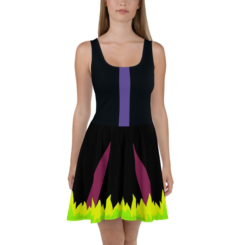 maleficent skater dress Maleficent Sleeping Beauty Inspired Skater Dress XS