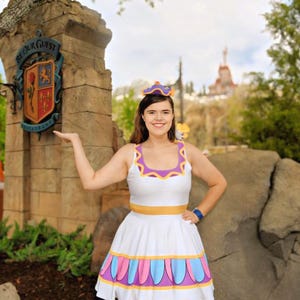 The Enchanted Potts Skater Dress – Whimsical Tea Party Delight for Disneybound, Comic Con, Cruise, Marathon & Halloween Costume Fun!