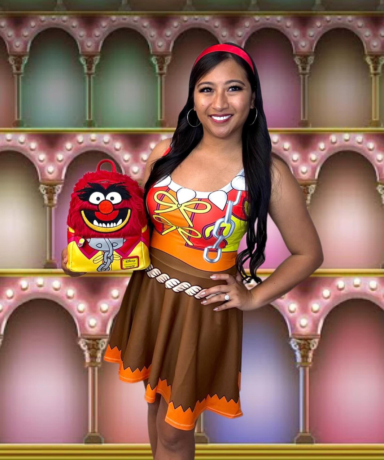 Striped Robe Muppet Muppets Animal Skater Dress – Disneybound Party & Concert Costume - Etsy
