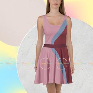 The Bubblegum Wall - Skater Dress
