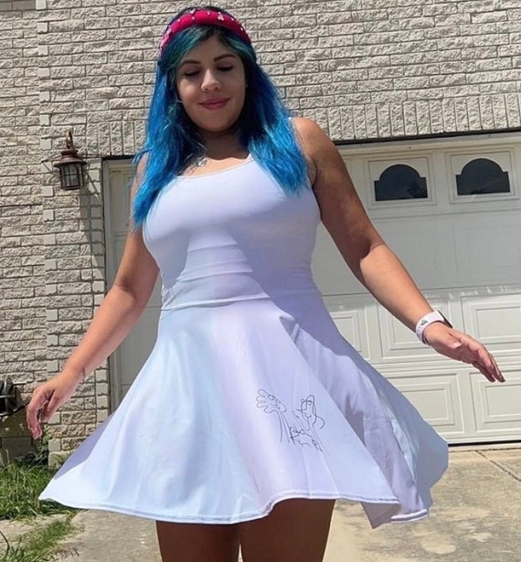 Can't Crush A Soul Here: Women's Resilient Athletic Sleeveless Skater Dress