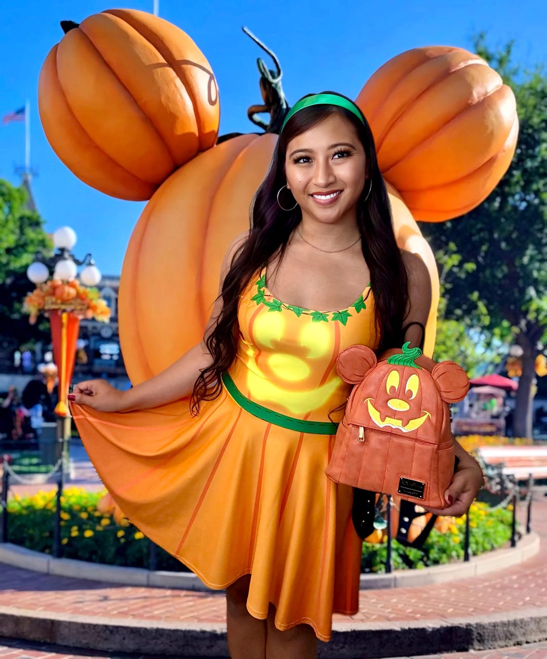 Pumpkin Mouse Skater Dress – Spooky Disneybound Halloween Costume
