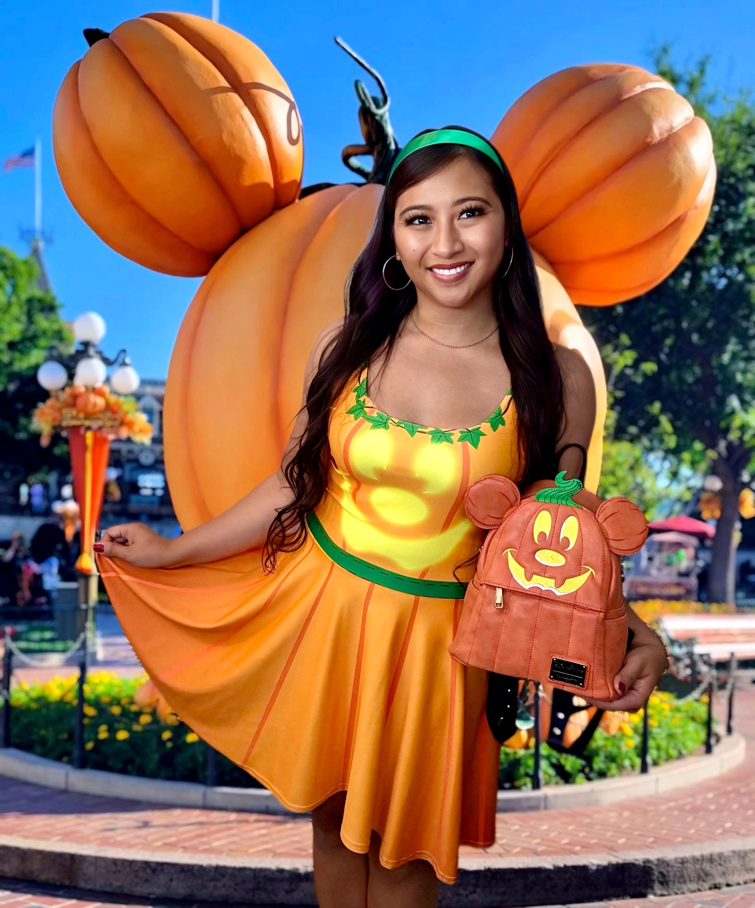 Pumpkin Mouse Skater Dress – Spooky Disneybound Halloween Costume