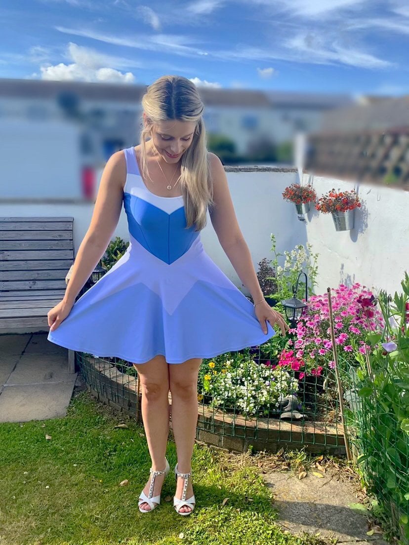 Make It Blue Skater Dress - Princess Disneybound Costume Make It Blue Skater Dress - Princess Disneybound Costume