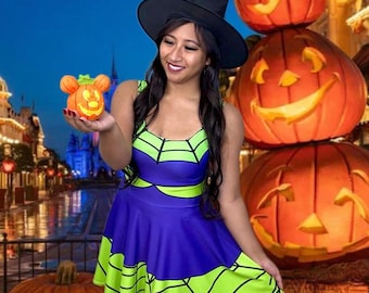Not So Scary Halloween: Women's Enchanted Skater Dress