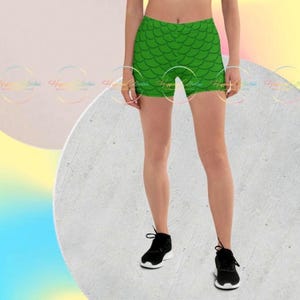 Celia Loves Monsters Bike Shorts: Quirky Women&#39;s Disneybound Athletic Shorts