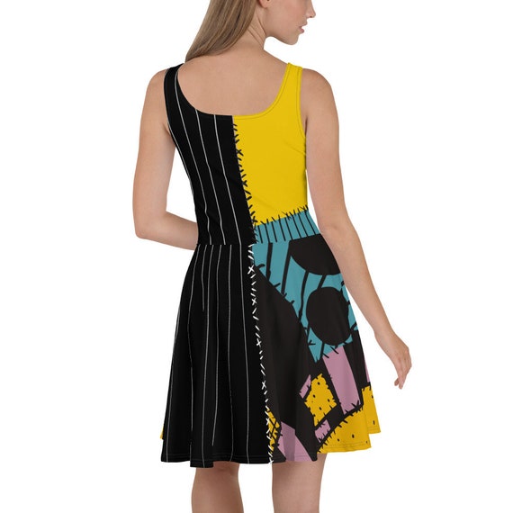 Jack and Sally Skater Dress: 'nightmare Before Christmas' Sleeveless Dress Disneybound Costume - Etsy Jack and Sally Skater Dress: 'nightmare Before Christmas' Sleeveless Dress Disneybound Costume - Etsy