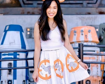 Astromech Droid Skater Skirt: Galactic Disneybound Outfit