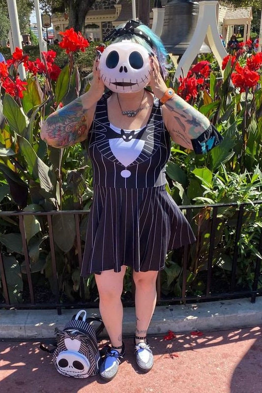 jack skellington skater dress Plus Size - Disney The Nightmare Before Christmas Jack Skellington Skater  Dress