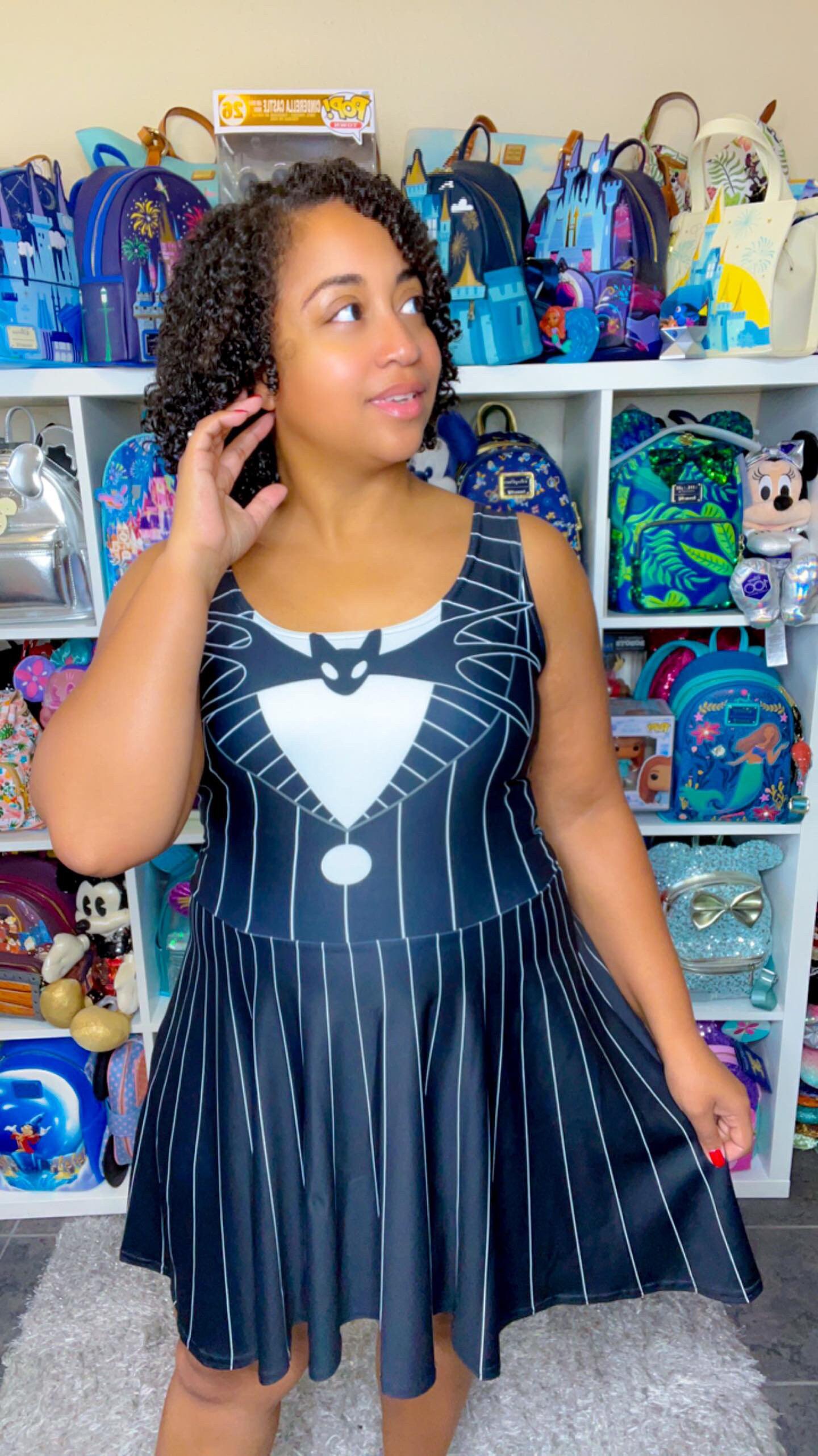 jack skellington skater dress The Nightmare Before Christmas Jack Skellington Moon Dress Plus Size