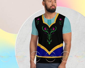 Ice Princess MaxDri Shirt – Men’s Disneybound Athletic Tee, Frost Inspired