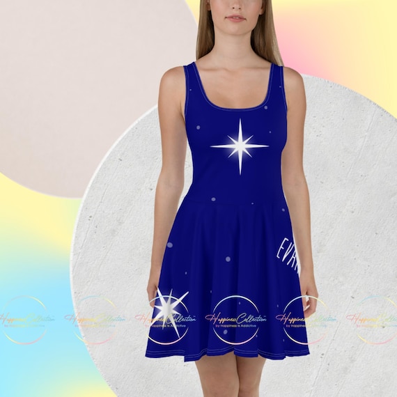 Starry Night Soiree: Evangeline Enchanted Elegance Skater Dress