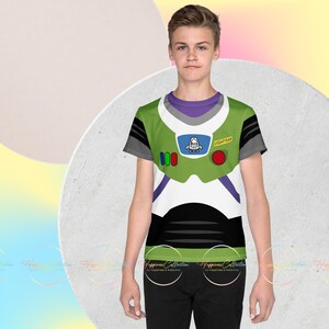 Buzz Lightyear Kids T-Shirt – Space Explorer Disneybound Outfit image 3